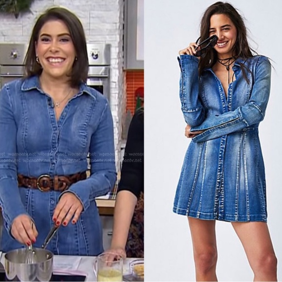 #594 NWT FREE PEOPLE THEA MINI DRESS- Size small - Picture 3 of 7